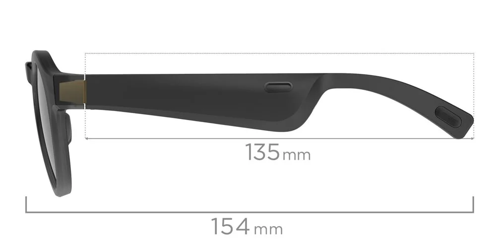 Product - Bose Frames Rondo (Product dimension)