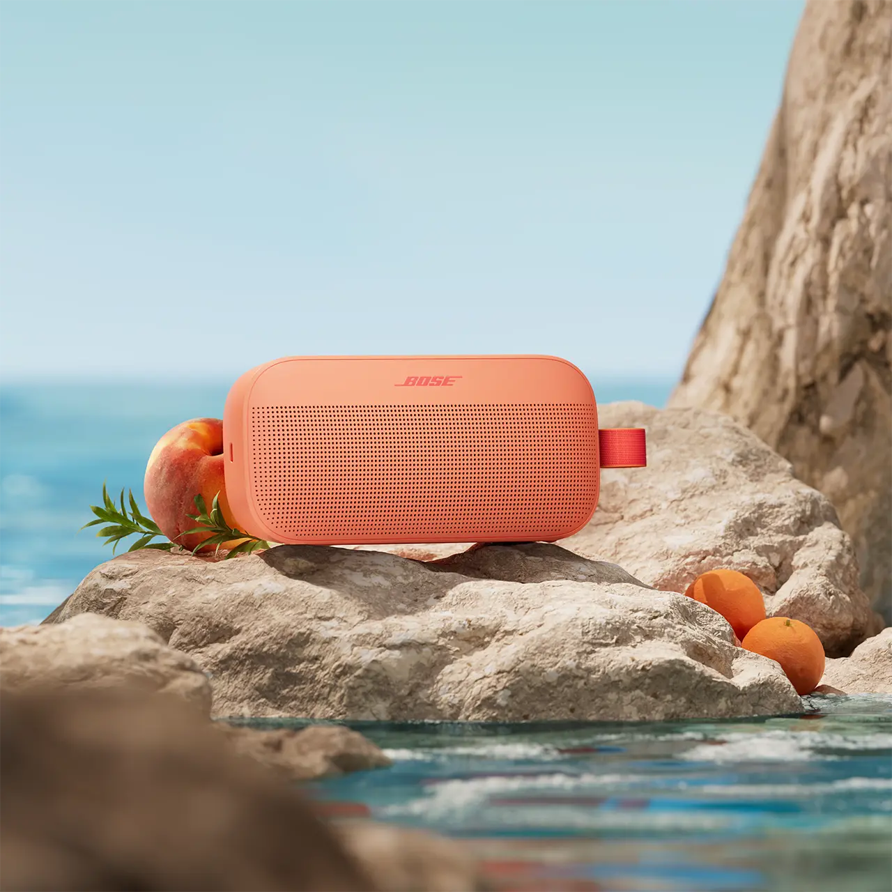 product - Loa Bluetooth Bose SoundLink Flex 2 , màu Cam Đào Hoàng Hôn / Sunset Peach