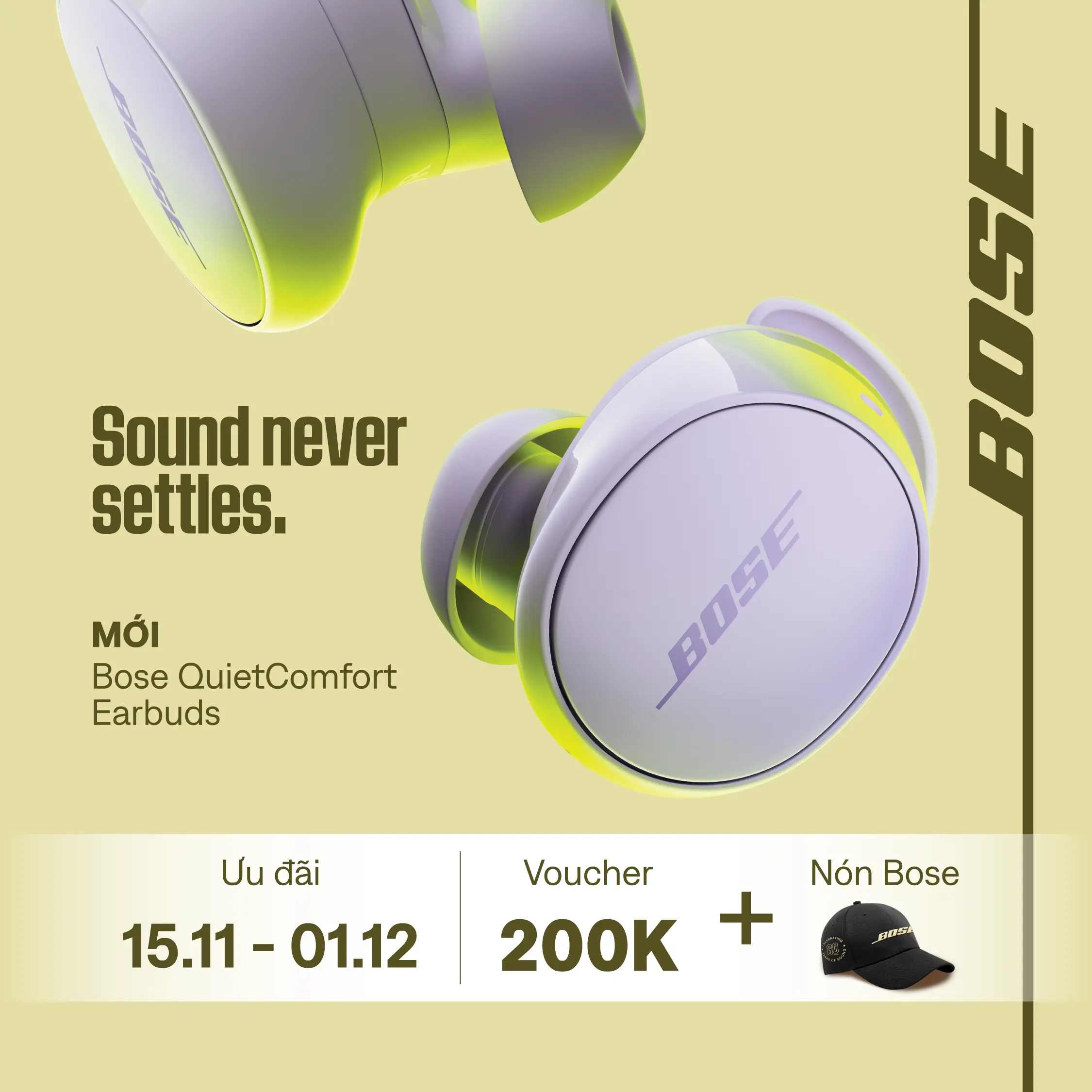 banner - Bose QuietComfort Earbuds