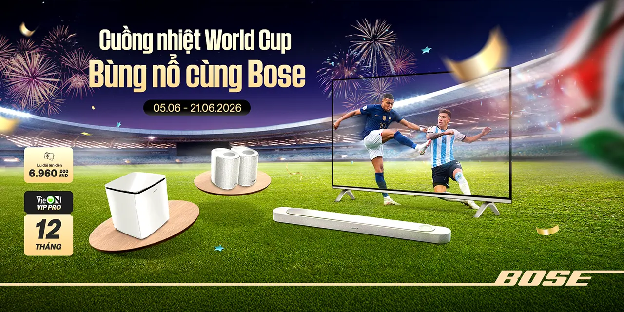 banner - Bose Ưu đãi World Cup 2026